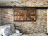 TV Barn Doors in Provincial Stain
