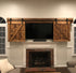 Z Bar TV Barn Doors