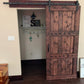Rustic Horizon Interior Barn Sliding Door with Barn Hardware - 84x36 Paneled Style Barn Door - NW WoodenNail