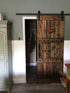 Rustic Horizon Interior Barn Sliding Door with Barn Hardware - 84x36 Paneled Style Barn Door - NW WoodenNail