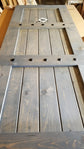Rustic Horizon Interior Barn Sliding Door with Barn Hardware - 84x36 Paneled Style Barn Door - NW WoodenNail